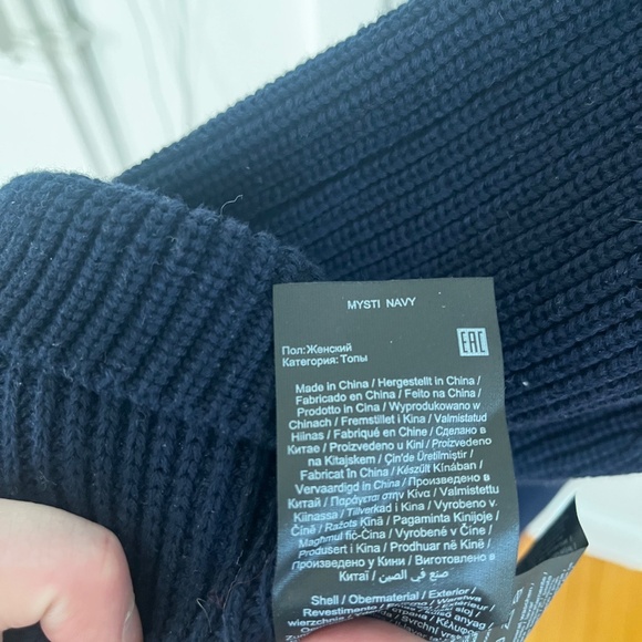 Aligne Miisti cotton knit maxi skirt in navy - S - Picture 6 of 6